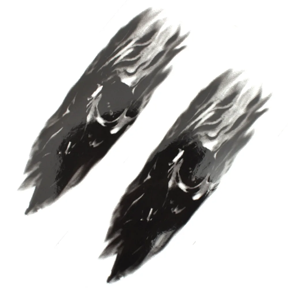 Водонепроницаемая табличка с вилкой спереди Череп графические наклейки