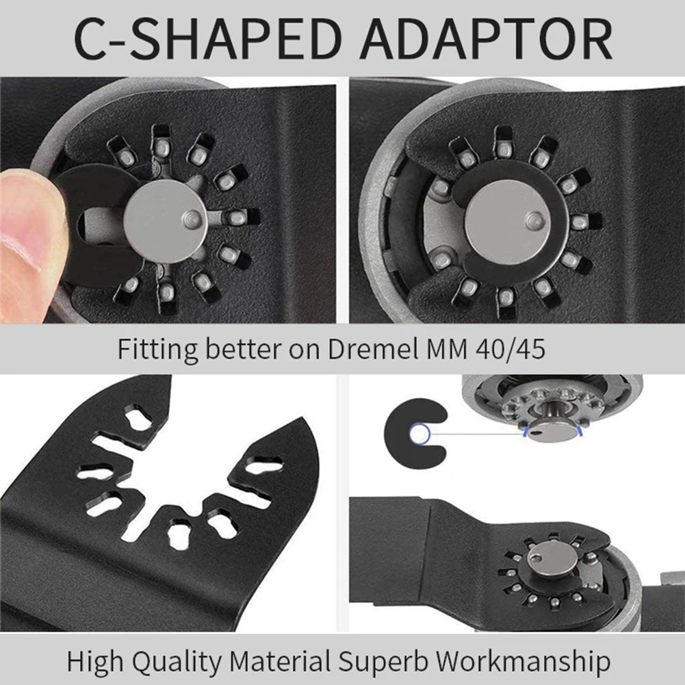 

26pcs Metal Cutting Saw Blade Oscillating Saw Blades MultiTool Oscillating Saw Blades For Renovator Power Wood Cutting Tool Bits