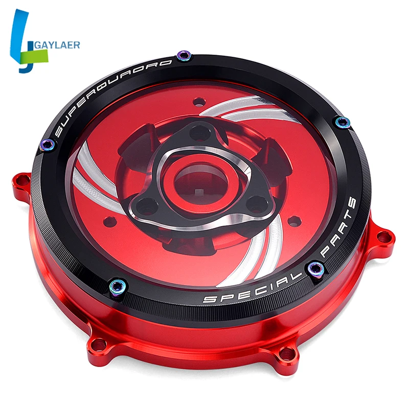 CNC Racing Прозрачная крышка сцепления и пружинный фиксатор кольца для Ducati 1199 Panigale / R S