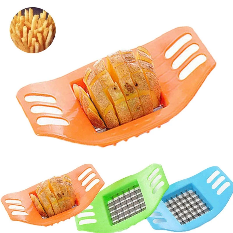 Нержавеющая сталь картофеля Cutler нож для картофельных чипсов резки машина фри