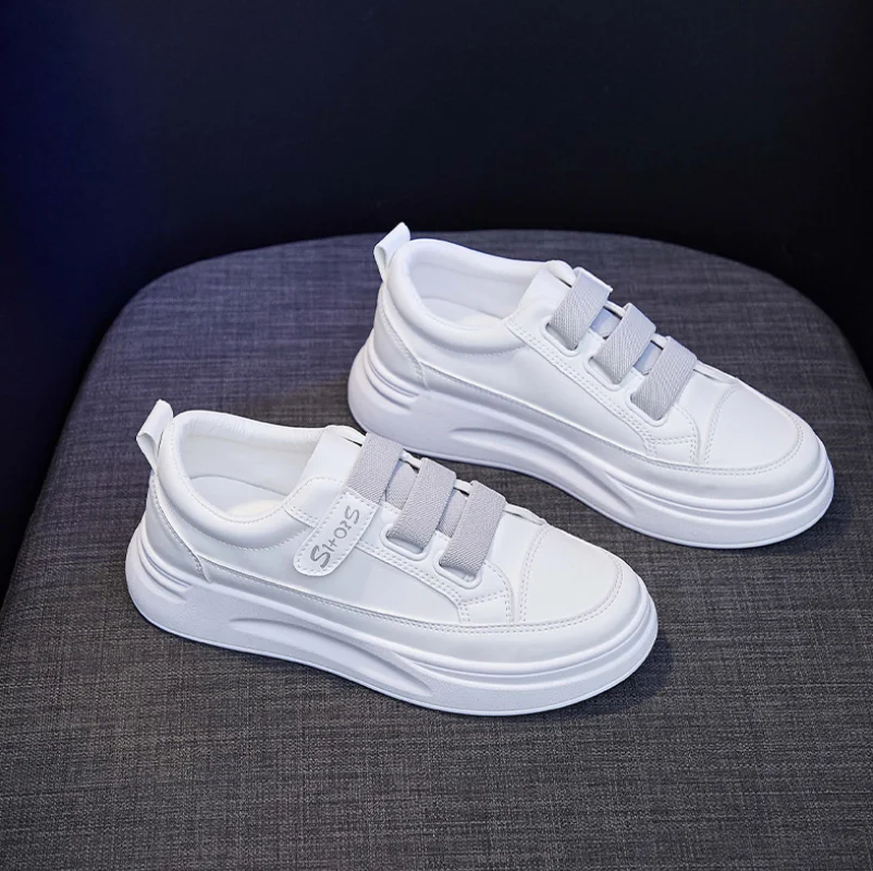 

Velcro white shoes women 2021 new Korean running shoes women ins breathable women's shoes