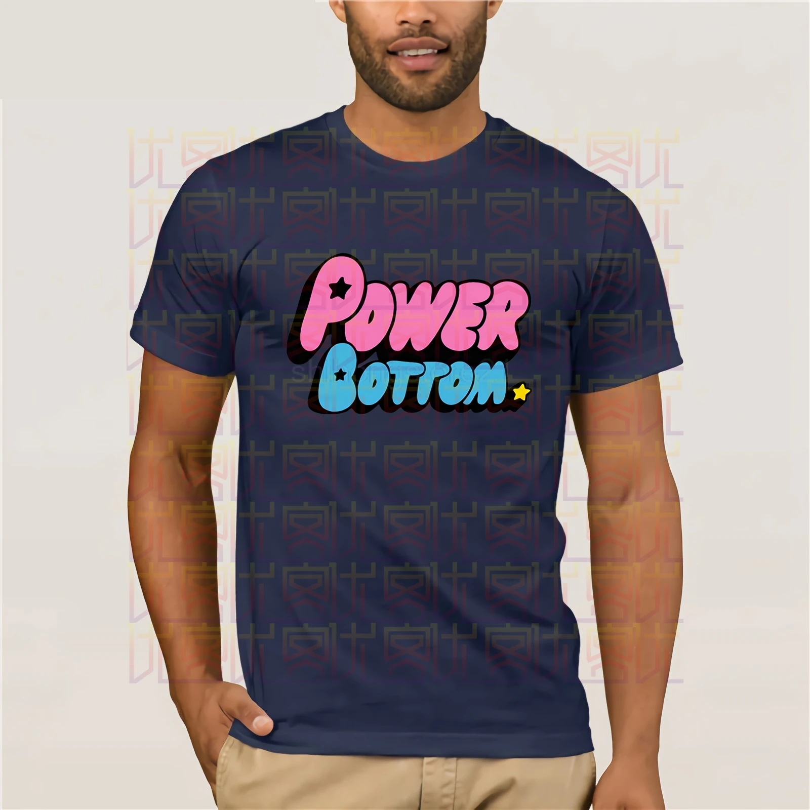 Мода 2019 топ футболка мужская power Bottom Puff s мультяшная Gay Pride LGBT Drag racing хипстерский
