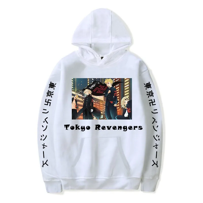 

Anime Tokyo Revengers Hoodies Anime Print Manjiro Sano Sweatshirts Graphic Harajuku pullover Hoodies Men Cospl Women-Clothes