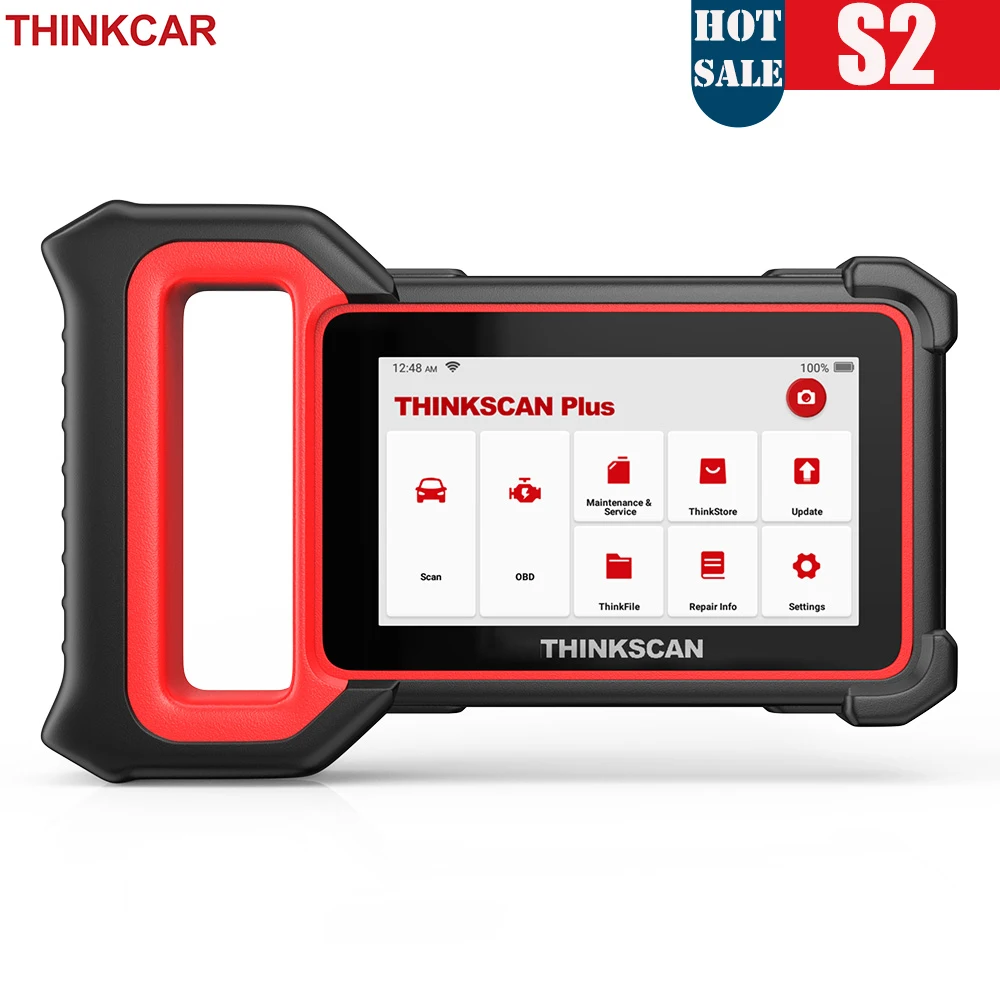 

THINKCAR Thinkscan Plus S2 Diagnostic Tools OBD2 Scanner ABS Airbag ECM System Oil EPB DPF SAS TPMS AFS Reset Diagnostic Auto