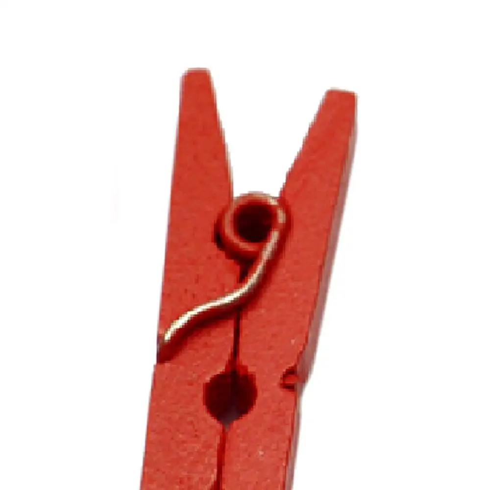 

Mini Wood Clothespins Laundry Photo Paper Peg Clips Clothes Pins Art Craft