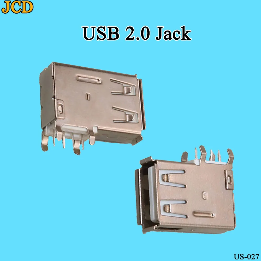 JCD 1 шт./лот usb type-A Female PCB Mount Socket Разъем высокое качество вертикальный Usb A Jack разъем