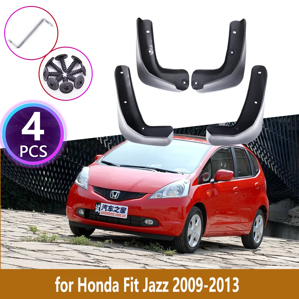 Задние брызговики для Honda Fit Jazz 2009 2010 2011 2012 2013 4 шт. облицовочные защитные