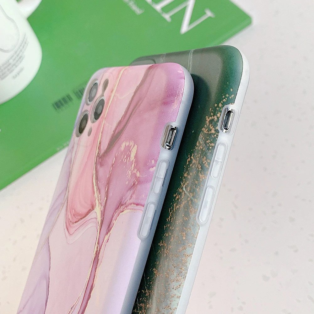 LOVECOM градиент мраморный телефонный чехол для iPhone 12 мини 11 Pro Max XR X XS макс 7 8 плюс