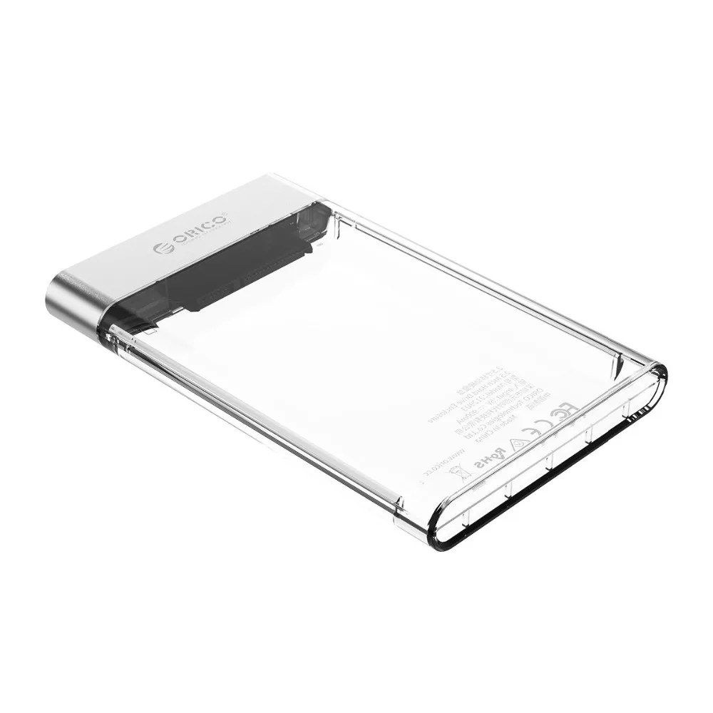 ORICO HDD Case 2.5 inch Transparent Box USB3.0 HDD Enclosure Micro-B SATA to USB 3.0 Hard Disk Case 6Gbps Support 4TB UASP Case