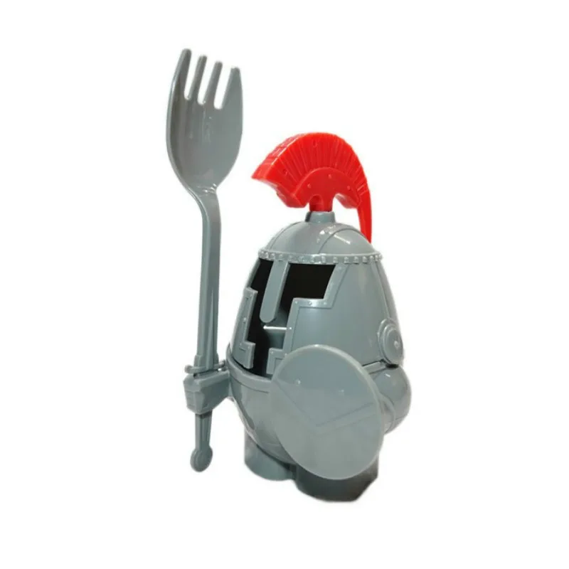 

Картонная коробка для яиц Royal Guard Q Version, доспехи, солдатики, экспорт, одиночная глупая Милая чашка для яиц с ложкой, вилкой, картонная микро