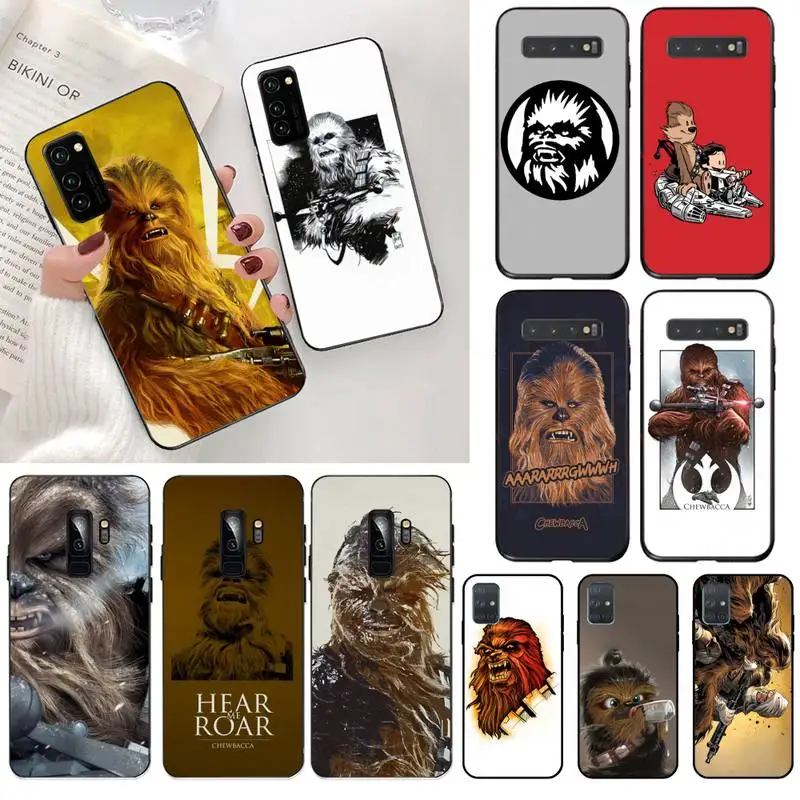 

YJZFDYRM Movie Chewbacca Funny Phone Case Cover for Samsung S20 plus Ultra S6 S7 edge S8 S9 plus S10 5G lite 2020