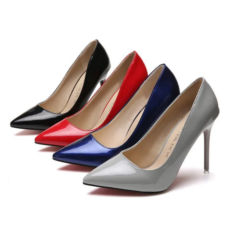 Tacones/женские туфли-лодочки на высоком каблуке 10 см пикантные женские свадебные