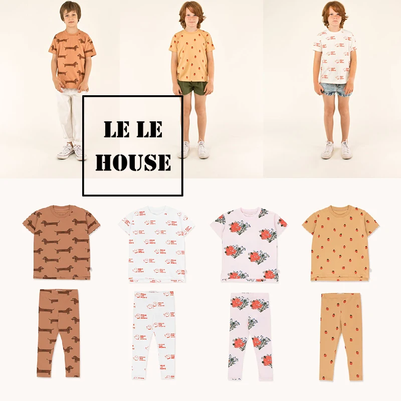 LELE HOUSE Новинка весна лето 2020 Детская Пижама Серии TC костюм для мальчиков и
