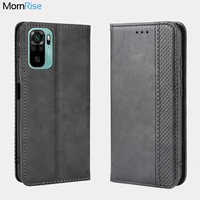 for xiaomi redmi note 10 10 pro 10t 10s case book wallet vintage magnetic leather flip cover card stand soft cover luxury bags
