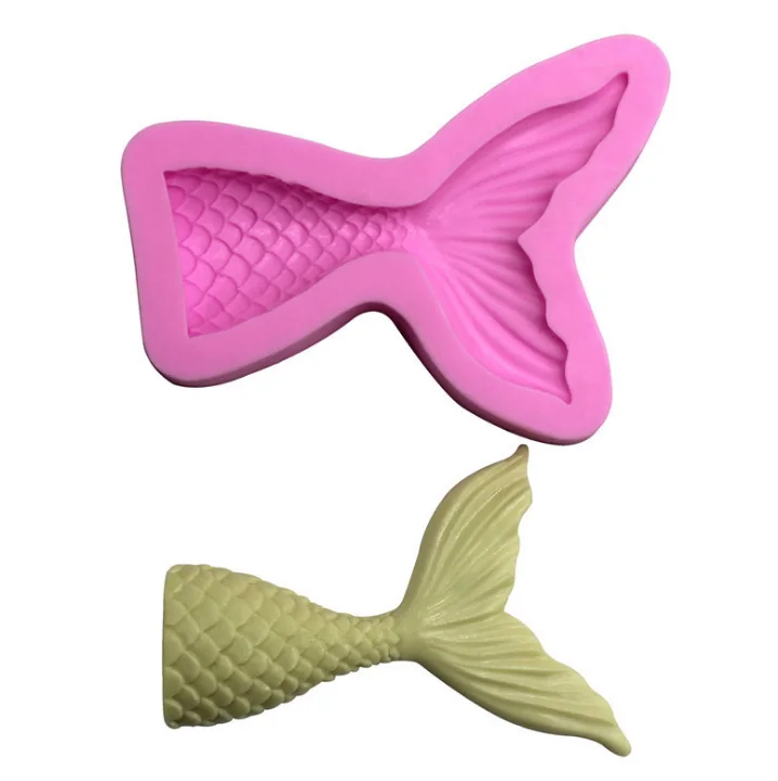Силиконовая форма русалки помадка торт декоративный инструмент для выпечки