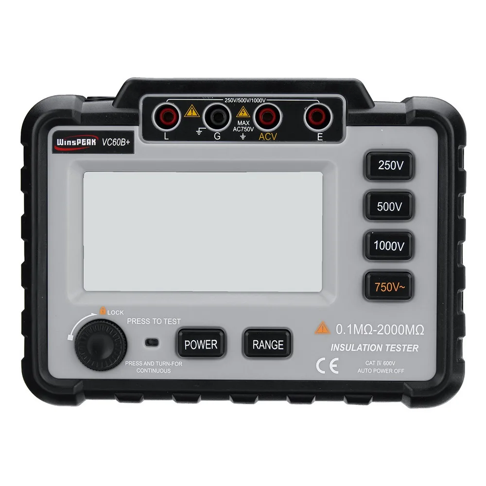 

Vc60B+1000V Megger Insulation Tester Megohmmeter Ohm Tester Insinsulation Resistance Tester Meters Multimeter