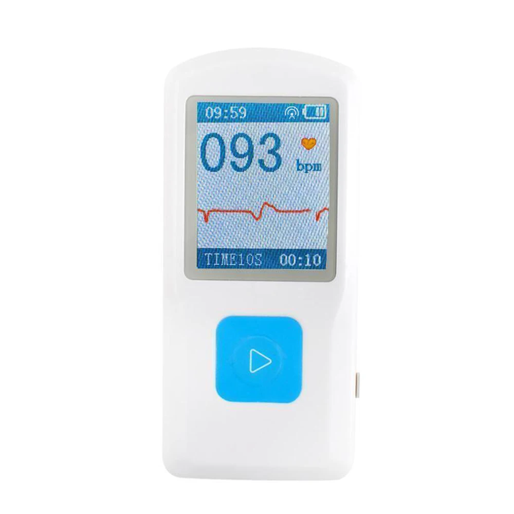 CONTEC PM10 Portable ECG EKG Machine Home Care Color Screen Monitor Handheld Heart BT USB PC Software | Красота и здоровье