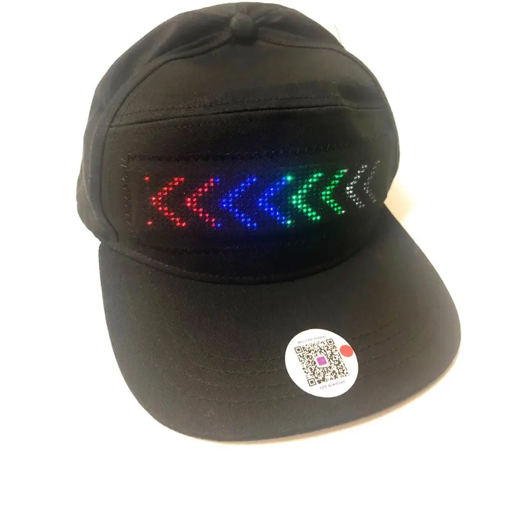 Фиксированная шапка с Bluetooth и светодиодной подсветкой 4 цвета|Светодиодные