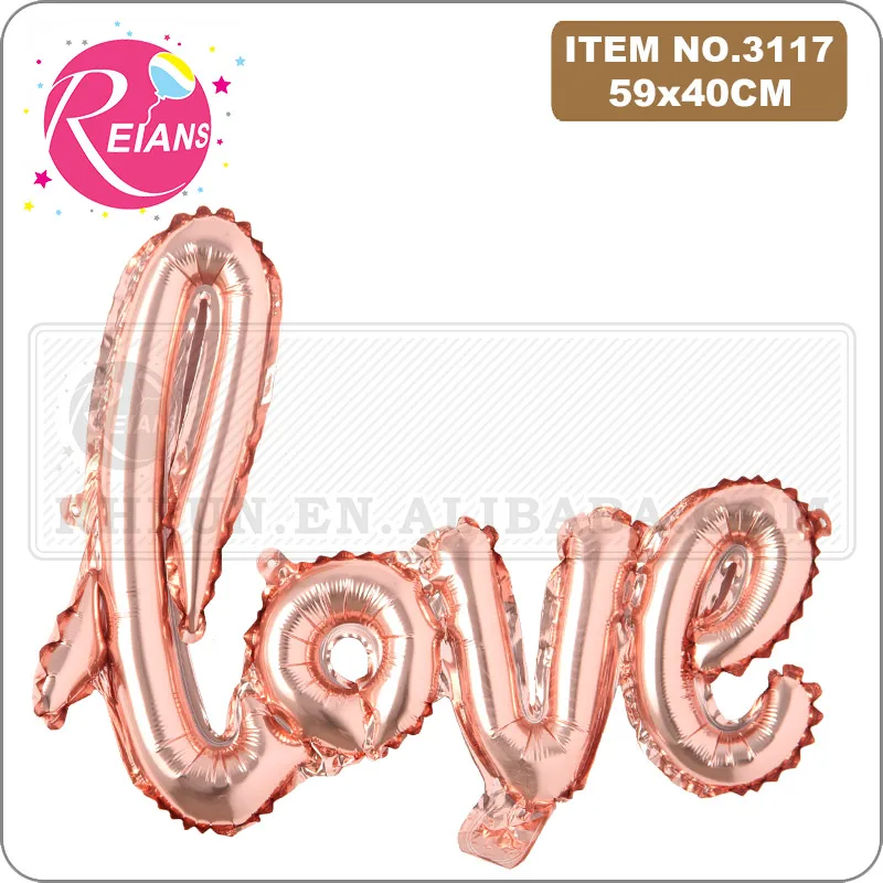 Фольгированный алюминиевый Гелиевый шар украшение на годовщину свадьбы День