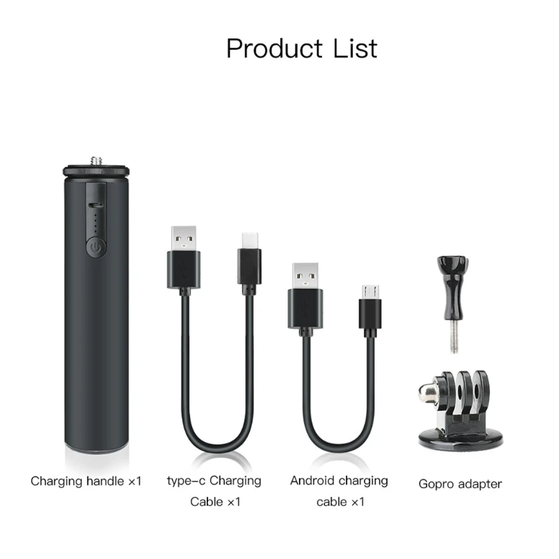 Зарядное устройство с емкостью аккумулятора 6800 мАч ручкой USB Type-C для кармана |