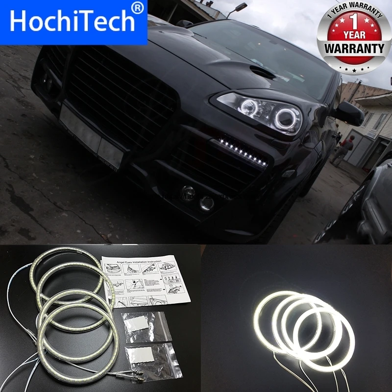 HochiTech для Porsche Cayenne 2007 2009 ультра яркие SMD белые светодиодные глаза ангела лм 12 В