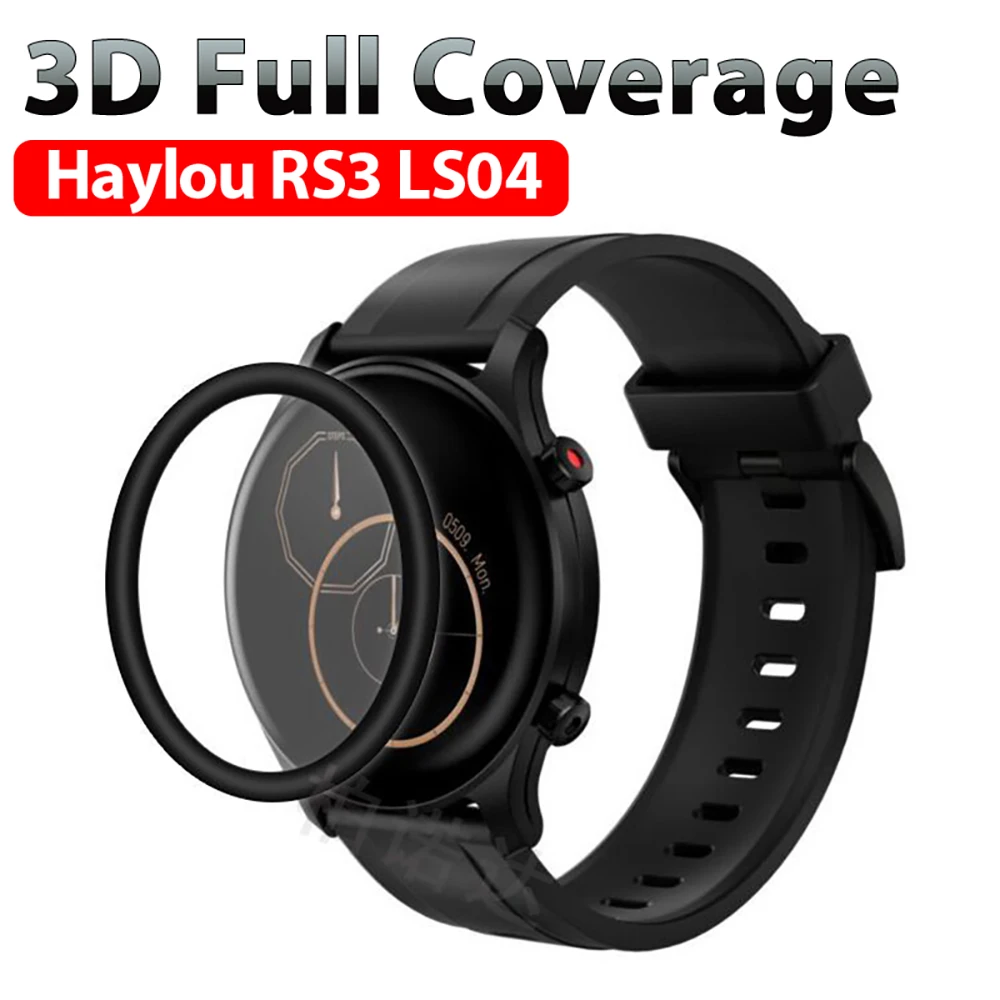 

Haylou RS3 LS04 Soft 3D Protective Film Guard for Xiaomi Youpin Haylou RS3 LS04 / Solar LS05 Full Cover Screen Protectors