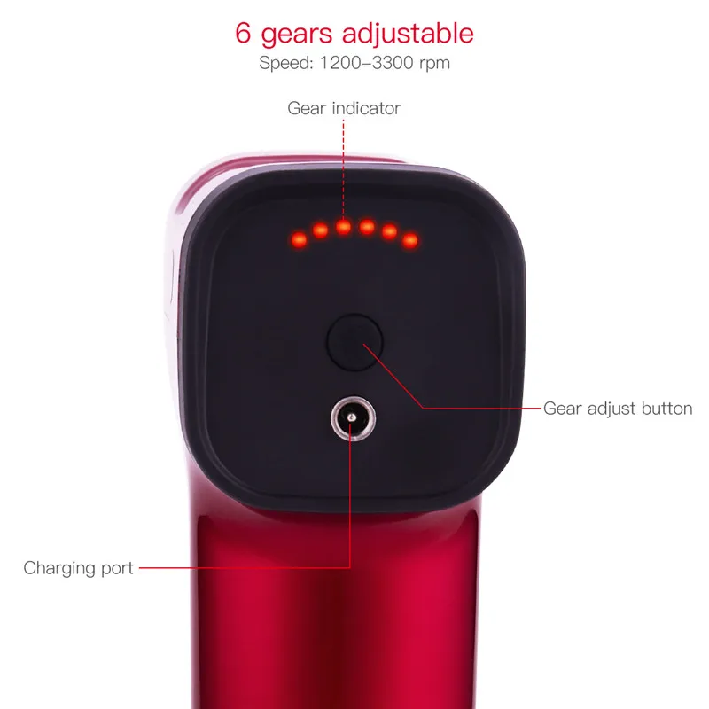 Электрический пистолет для массажа профессиональный стимулятор мышц с быстрой