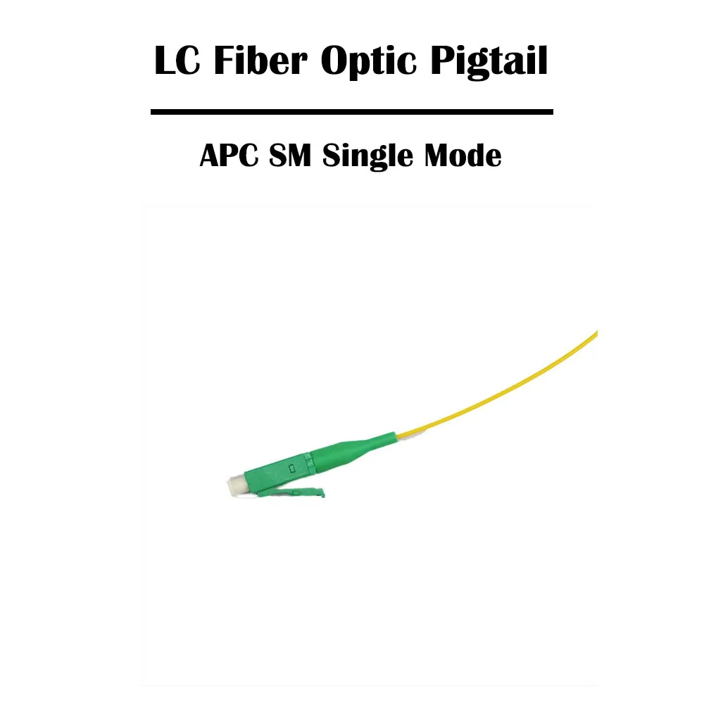 100 шт./лот 1 0 м LC UPC/APC SM одномодовый мм многомодовый волоконно-оптический Pigtail Simplex 9