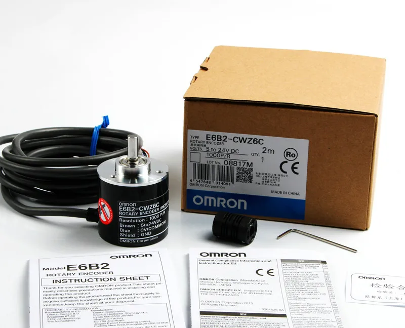 E6B2 CWZ6C OMRON роторный энкодер E6B2CWZ6C 2500 2000 1800 1024 1000 600 500 400 360 200 P/R|Детали инструментов| |