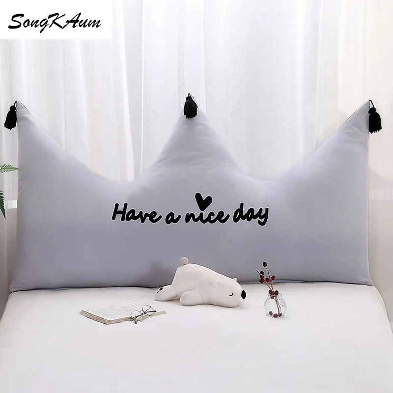 Детские длинные прикроватные подушки SongKAum из 100% хлопка с наполнителем простые
