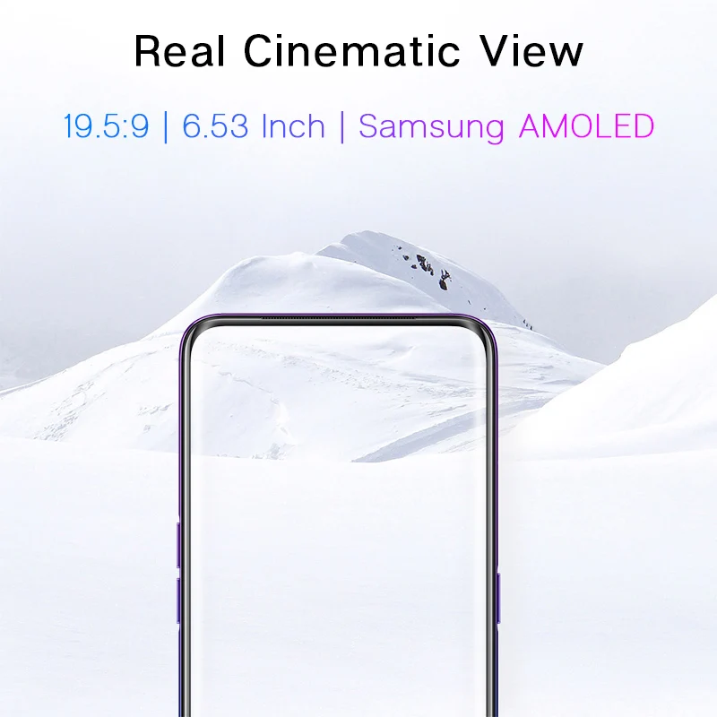 realme X 64G/128 г Snapdragon 710 мобильный телефон 6,53 ''Full Экран всплывающее окно Передняя камера мобильного телефона 20 Вт VOOC Быстрая зарядка 3,0