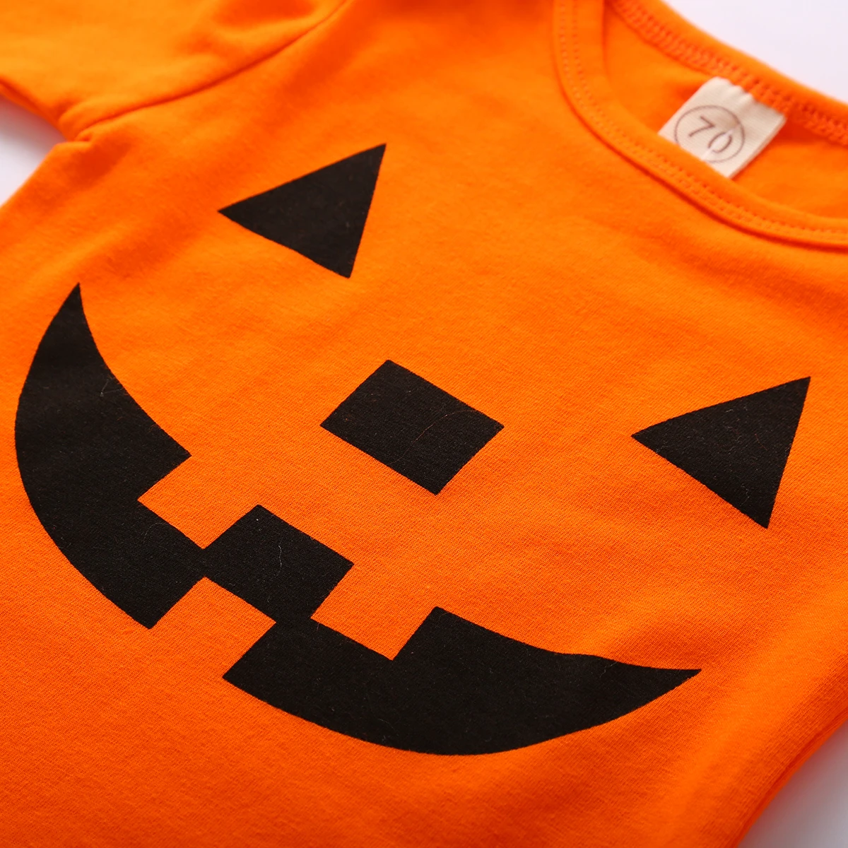 Хэллоуин Одежда для маленьких девочек комплект Happy тыквы уход за кожей лица боди