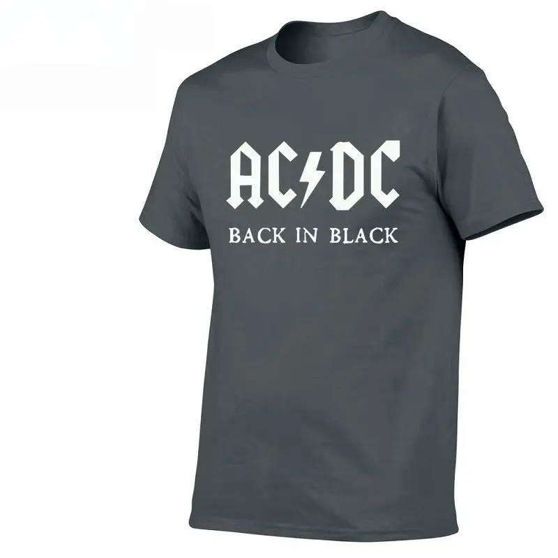 Группа ACDC Футболка мужская 2019 Лето 100% хлопок модный бренд Мужская футболка