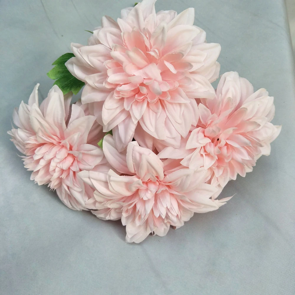 Новая Хризантема двойная голова Георгин имитация георгина искусственный цветок