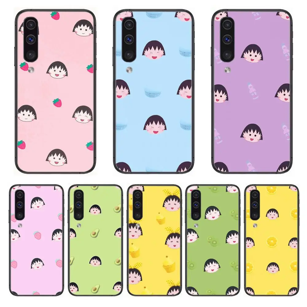 Милый мультяшный чехол Chibi Maruko chan для телефона с изображением фруктов корпус Samsung