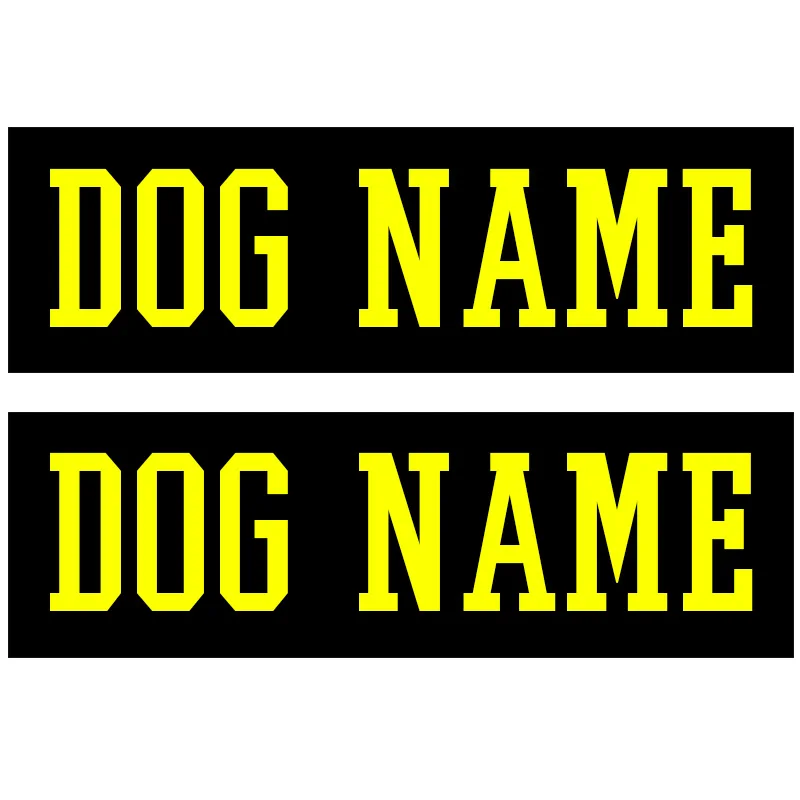 Специфический шрифт на заказ этикетки имя собаки номер телефона красочные