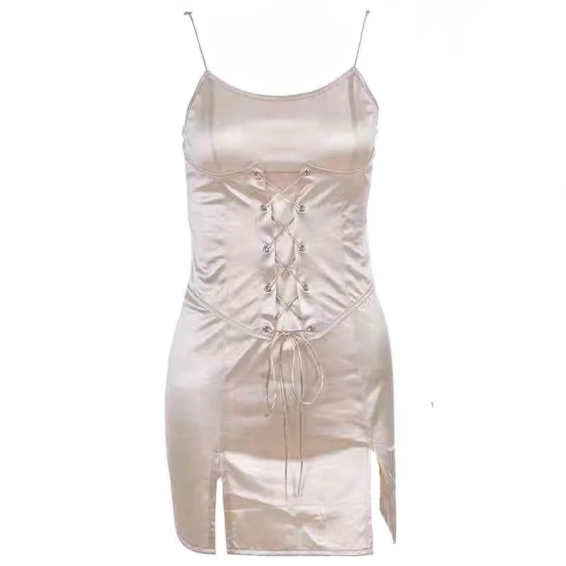 

XUXI Women Sexy High Waist Bandage Shows Thin Collar Square Tight Irregular Mini Tank Shoulder Strap Girls Sexy E1045