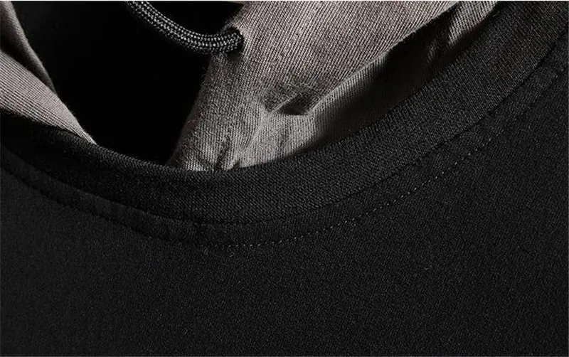 

2021 summer new men's T-shirt casual hooded short-sleeved large size top fashion loose T-shirt 5XL