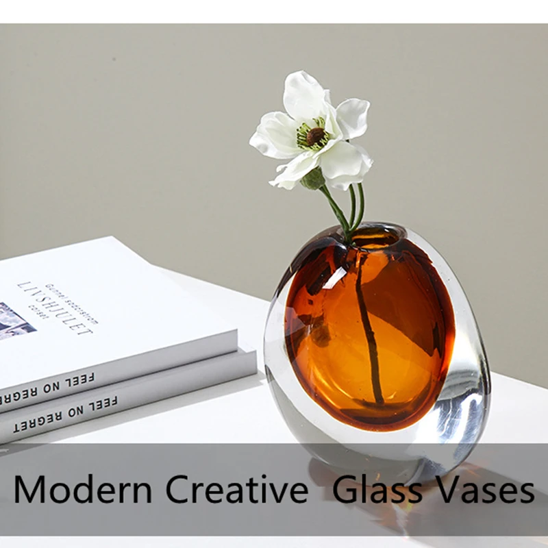 

Glass Vases Flower Arrangement Living Room Table Flower Hydroponic Modern Creative Home Decoration