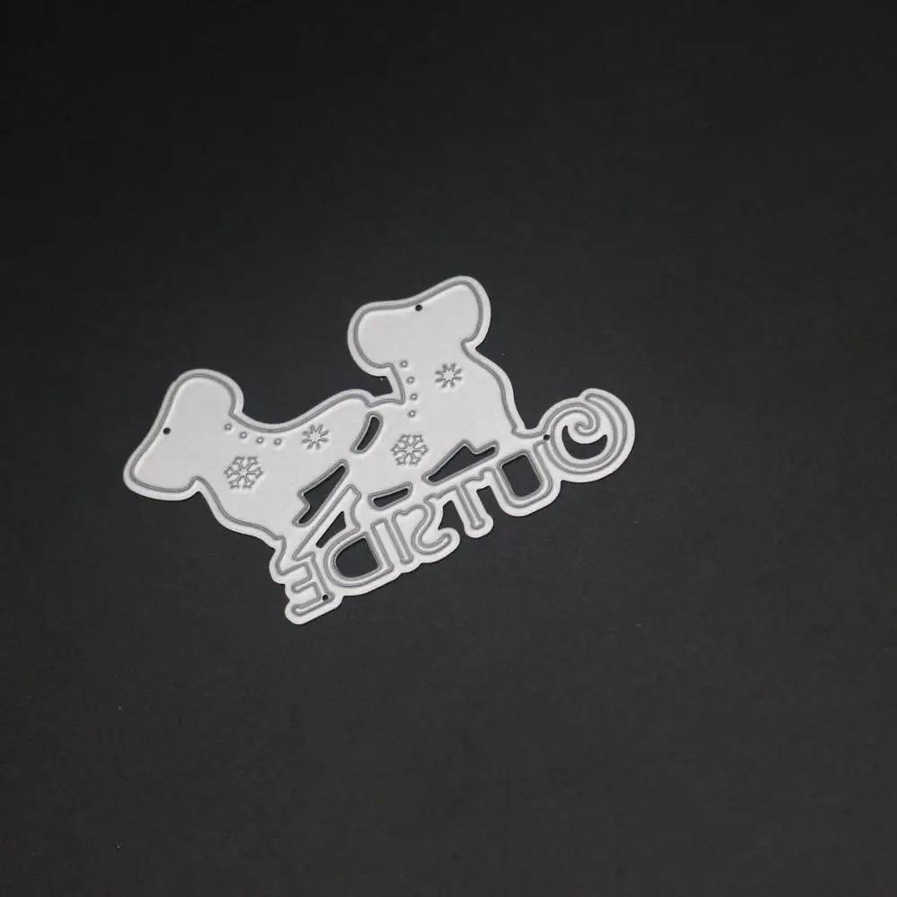 

AZSG Ice skates Cutting Dies For DIY Scrapbooking Die Decoretive Embossing Stencial DIY Decoative Cards Die Cutter