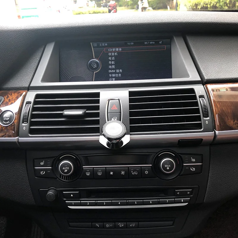 Для BMW X5 E70 2007 2013 X6 E71 2008 14 3 Цвета алюминиевый сплав мобильный телефон держатель