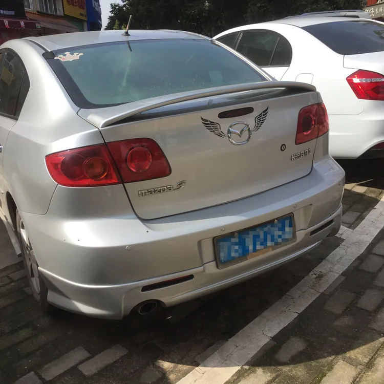 Спойлер для Mazda 3 спортивный спойлер из АБС-пластика заднего крыла автомобиля 2006