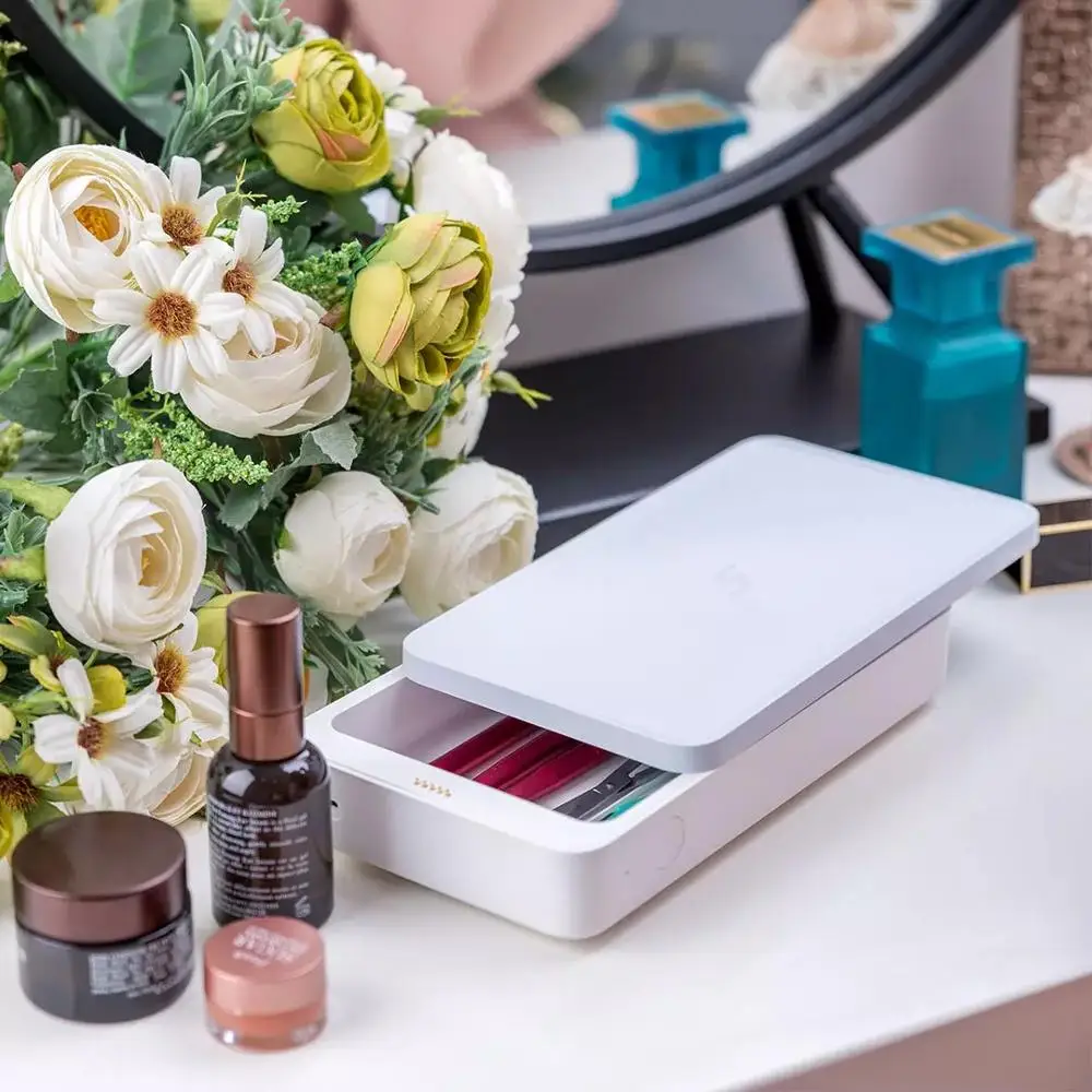 Xiaomi FIVE Multifunctional Sterilizing Box UV sterilization Mobile Phone Cosmetics Disinfection box Wireless fast charger | Инструменты