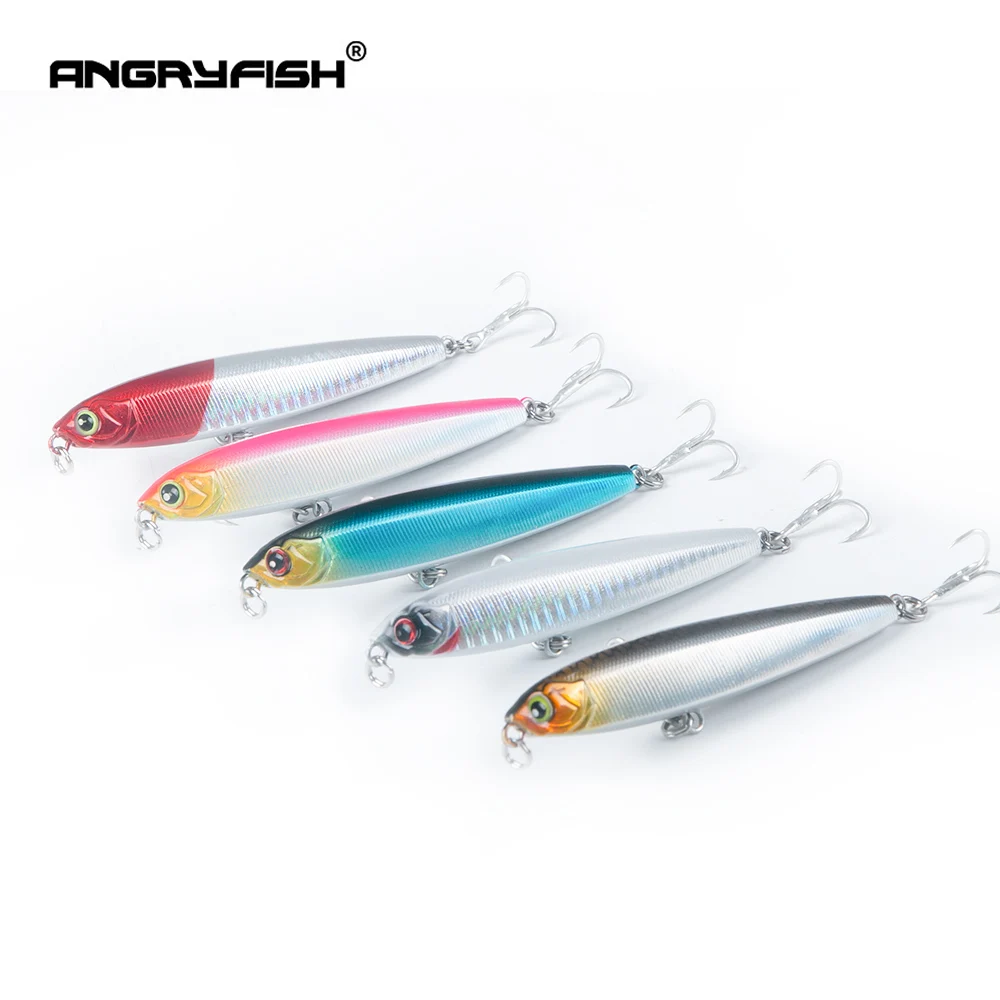 Фото Рыболовная приманка Angryfish, Реалистичная, 95 мм, 18 г, 3D, воблер с глазками, 1 шт. №1