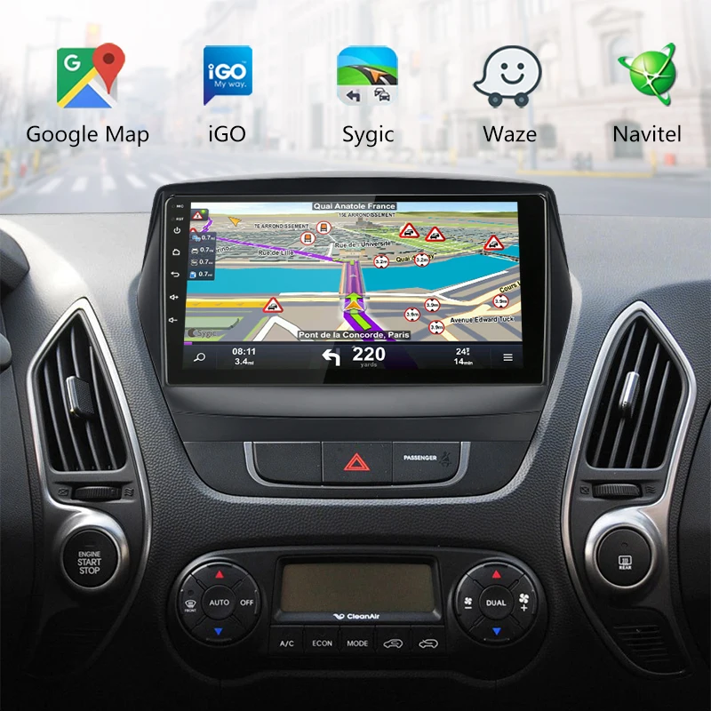 Jansite 9 &quotАвтомагнитола для hyundai Tucson 2 2011 2014 Android 36EQ 2G + 32G сенсорный экран