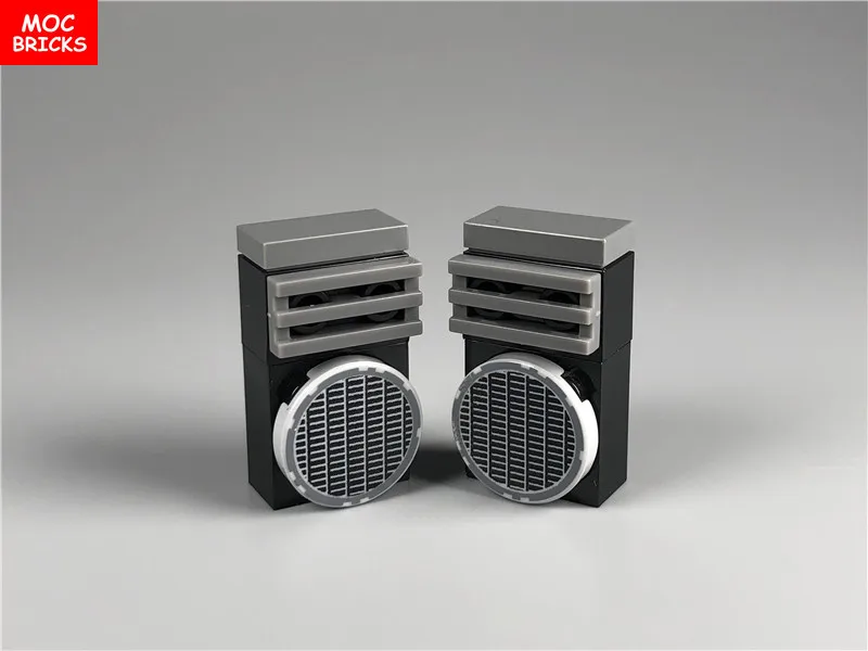 5 компл./лот кубики MOC DIY музыкальный инструмент гитара басы микрофон