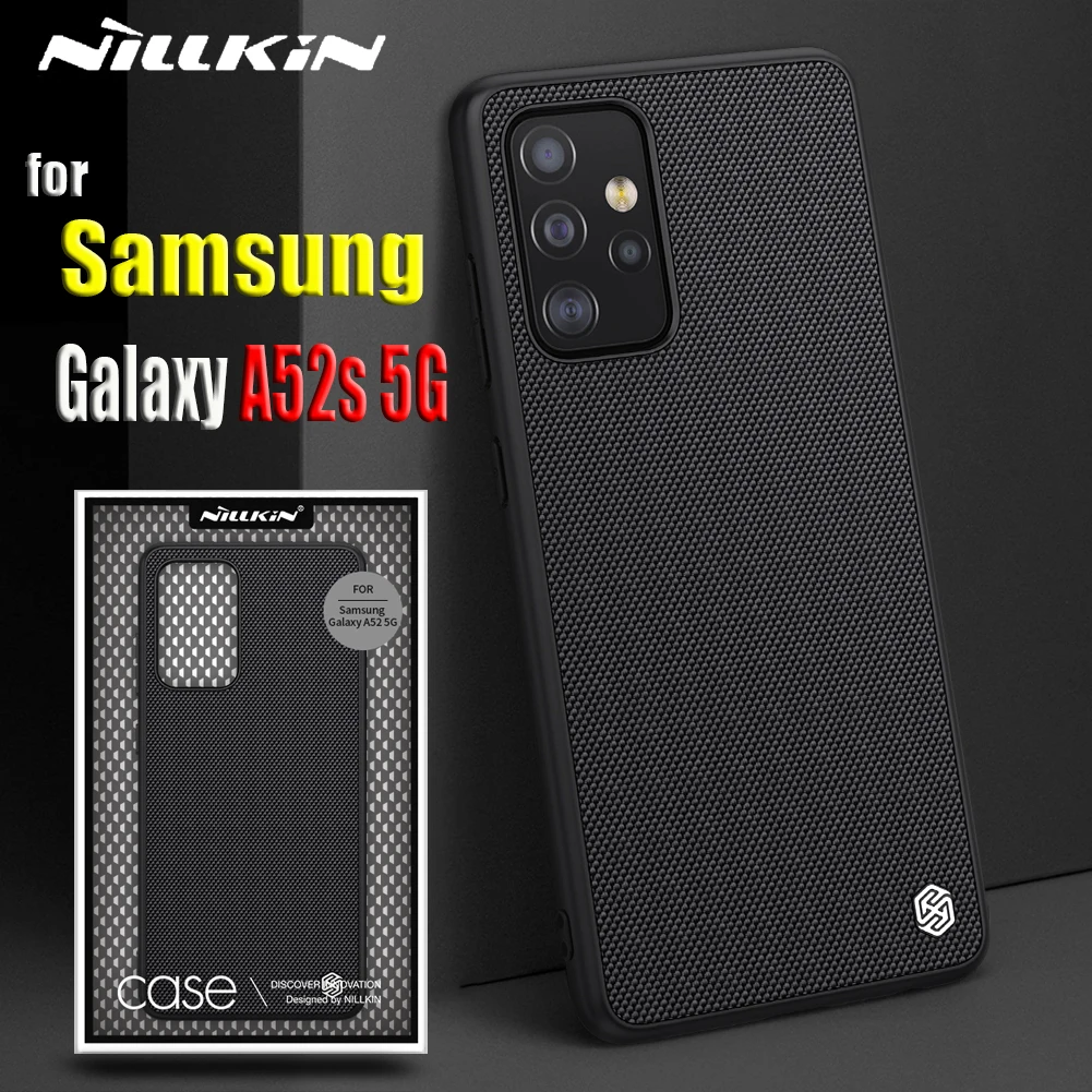

Чехол Nilkin для Samsung A52s 5G, текстурированный нейлоновый прочный нескользящий противоударный чехол Nillkin для Galaxy A52s Shell