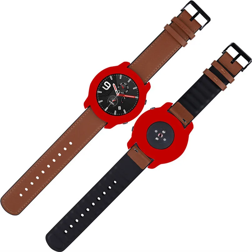 Для Amazfit GTR Чехол Мягкий ТПУ полный Чехол защитный бампер Рамка протектор для Xiaomi Huami Amazfit GTR 47 мм аксессуары для часов