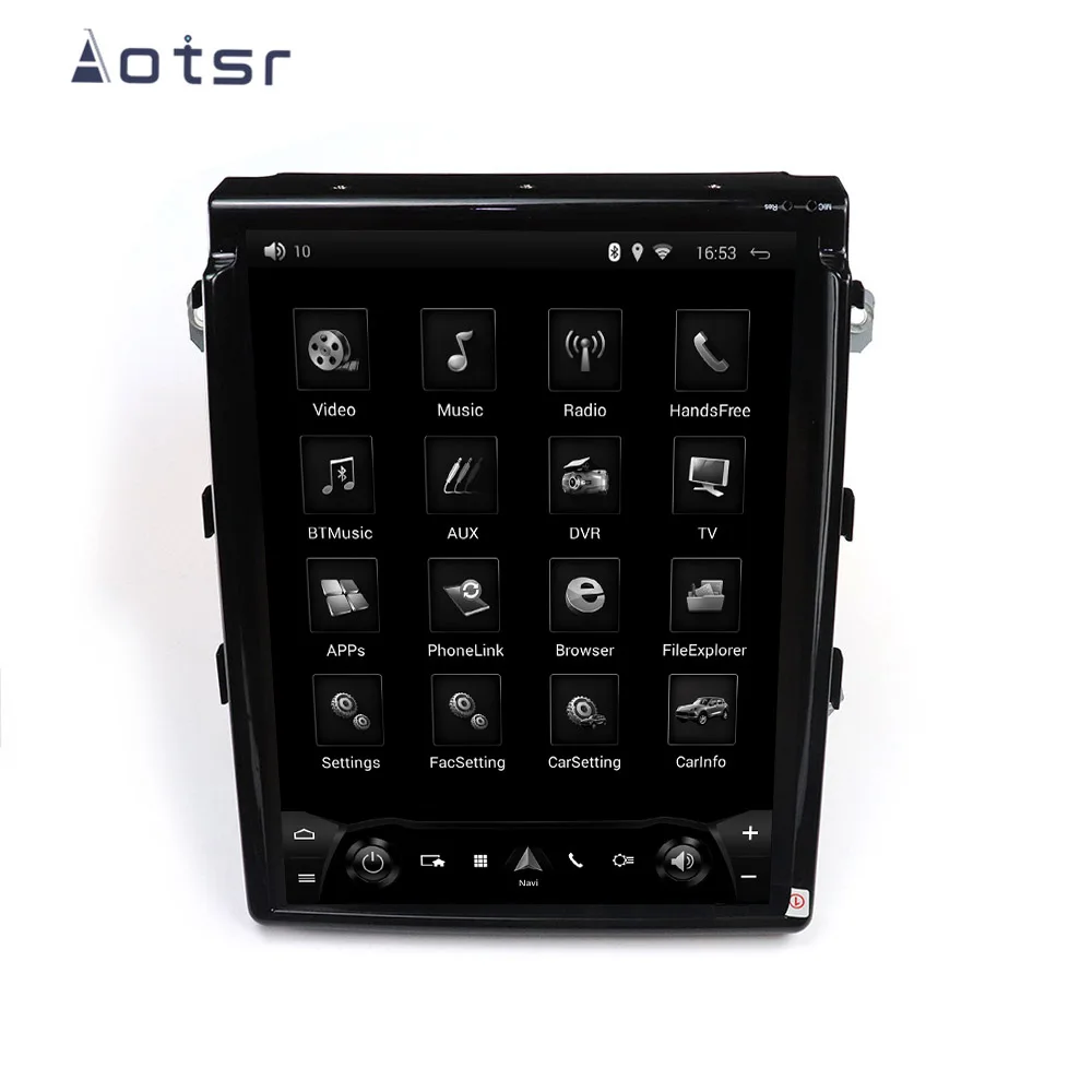 Aotsr Tesla 10 4 &quotвертикальный экран Android 9 автомобильный без DVD плеера GPS навигация для