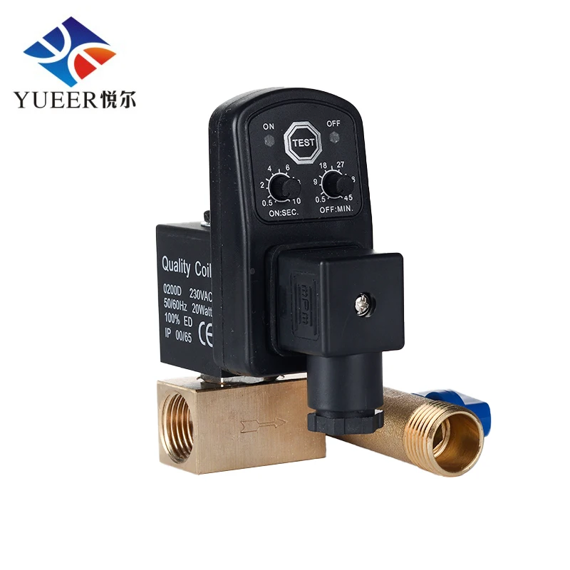 24 В автоматический электронный таймер дренажа раздвоенного типа управление